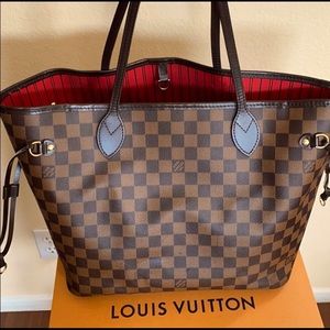 AUETHINTIC LOUIS VUITTON NEVERFULL MM PURSE